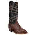 thumbnail image 2 of Tony Lama Mens Kosse 13 Inch Full Quill Ostrich Round Toe Cowboy  Mid Calf, 2 of 5