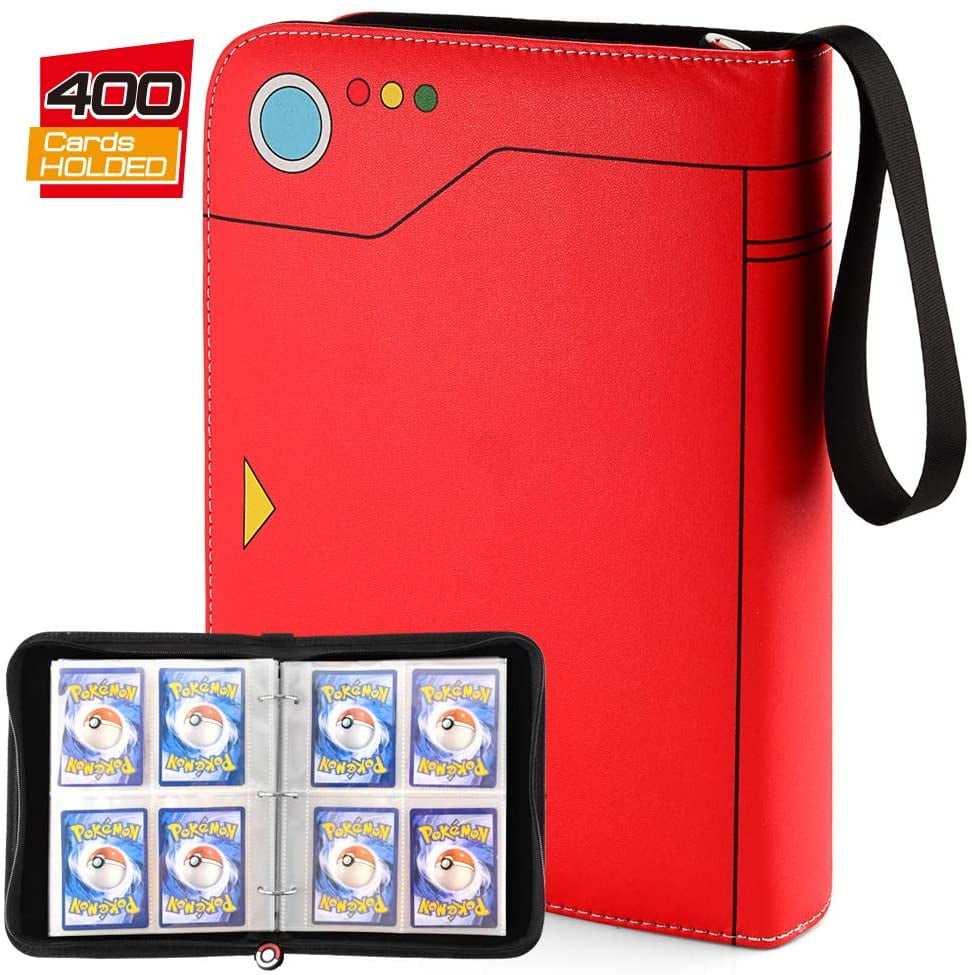 Trading Card Holder for Pokemon Cards Pokémon Card Album Binder Books Case Folder Sleeves Compatible with Pokemon-Trading-Cards Yu-Gi-Oh Skylanders