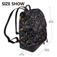 thumbnail image 2 of Sikiie Lavender Flowers Women Genuine Leather Backpack Fashion Rucksack Daypack Leather Casual Travel Backpacks for Women, 2 of 4