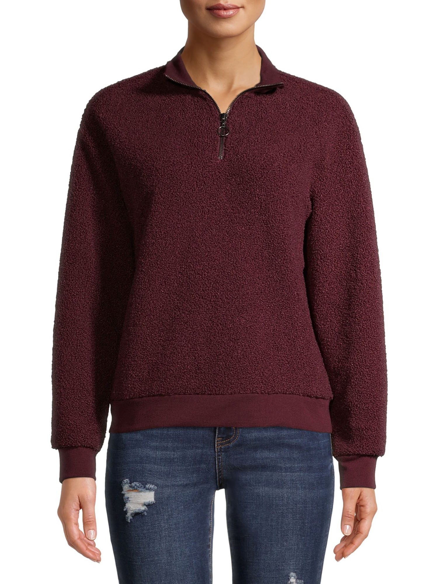 Eye Candy Juniors Mock Neck Zip-Up 