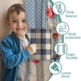 thumbnail image 3 of Pioneer Flower Floral Print Pattern Insulated Teens Curtains Set Of 2, Bedroom Essentials, Toddler Room Decor 52"x84", 3 of 5