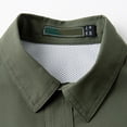 thumbnail image 6 of Afdoent Men's Casual Shirts Male Short Sleeve Shirt Casual Loose Solid Color Workwear Summer Shirt Classic Fit, 6 of 9