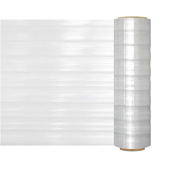 Vented Machine Stretch Plastic Film 20" x 3280' 1 Roll