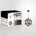 thumbnail image 3 of Xtricity - Pendant Light, Width 17.71 '', From Saphira Collection, Black, 3 of 3