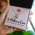 thumbnail image 2 of To My Mom A Mothers Love is The Heart of The Family Infinity Knot Necklace Message Card, 2 of 17