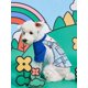 thumbnail image 5 of PETSIN 2pcs Cloud Series Rainbow 'good Day' Printed Pet T-shirts, 5 of 5