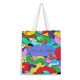 thumbnail image 1 of Tuca & Bertie Bolso de tela con estampado de lienzo para mujer, bolsa de compras reutilizable y estética, con cremallera interior, regalo para mujer, 35 × 40 cm., 1 of 6
