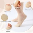 thumbnail image 2 of HONEYSEA No Show Socks Womens - Invisible Flat Socks, 4/8/10 Pairs Low Cut Liner Non Slip Socks Soft & Thin Casual Socks, 2 of 7