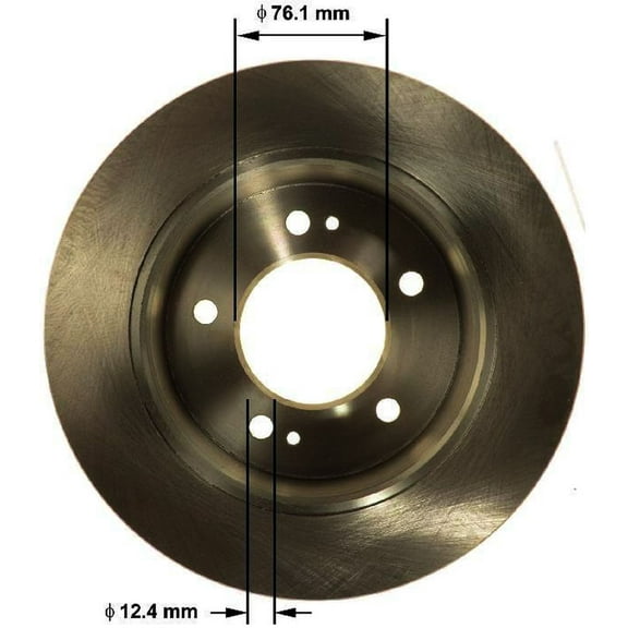 BENDIX PRT6149 Bendix Brake Rotor Fits select: 2012-2017 HYUNDAI ELANTRA, 2014-2017 KIA SOUL