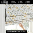 thumbnail image 2 of Eclipse  Evangeline Botanical 100% Blackout Cordless Roman Shade 64x27 - Aloe, 2 of 6