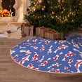 thumbnail image 5 of Sikiie Beautiful Koi Fish Nativity Christmas Tree Skirt, Jesus Christian Winter Holiday Tree Mat Decoration(30-48IN)30", 5 of 6