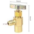 thumbnail image 4 of Automobile Air Conditioner Refrigerants Can Dispensing R134a R-134 Ac Refrigerant Aluminum Tap 1/2" Acme Thread Valve Tool, 4 of 5