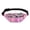 Pink, variant on Waist Bag Men And Women Shiny PU Waist Bag Functional Color Shoulder Body Bag