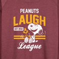 thumbnail image 3 of Peanuts - Peanuts Laugh League - Women's Lightweight French Terry Long Sleeve Shirt, 3 of 6