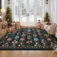 thumbnail image 4 of Lahome Decor 5'x7' Moroccan Boho Area Rugs,5x7ft Washable Living Room Rugs,Soft Non Slip Non-Shedding Kitchen Mat Indoor Office Carpet for Bedroom Dining Playroom Nursery Black, 4 of 10