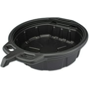 NEIKO 20762A Oil Drain Pan, Black Plastic Anti Splash, Motor Oil Drip Catcher Pan, 2 Gallon (8L) Capacity