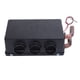 thumbnail image 5 of Ventilador Del Calentador Del Automóvil, Calentamiento De Agua Disipación De Calor Rápida 80CFM Flujo De Aire 8500BTU Calentador Del Automóvil De 3 Puertos Escape Doble DC12V, 5 of 7