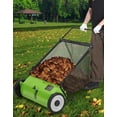 thumbnail image 5 of Heavy Duty Push Lawn Sweeper – 21-Inch Wide with 4-Brush System, Large 3.5 cu ft Collector, Durable Steel Frame – for Yard and Garden Cleanup, 5 of 6