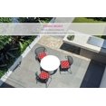 thumbnail image 2 of FBTS Prime 16x17 inch All-Weather Red Geometric Outdoor Seat Pads, Pack of 2, 2 of 7