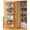 White, variant on Dasaka 9-Tier Over The Door Pantry Organizer, Pantry Organization and Storage, Black Hanging Basket Wall Spice Rack Seasoning Shelves