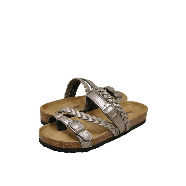 Outwoods Bork-65 Women's Vegan Strappy Buckle Sandals 21390 