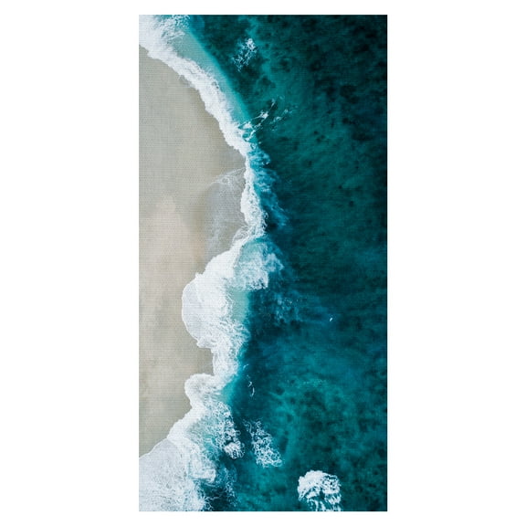 Masterpiece Art Gallery High Tide Bird's-Eye-View Ocean by Shifaaz Shamoon Canvas Art Print