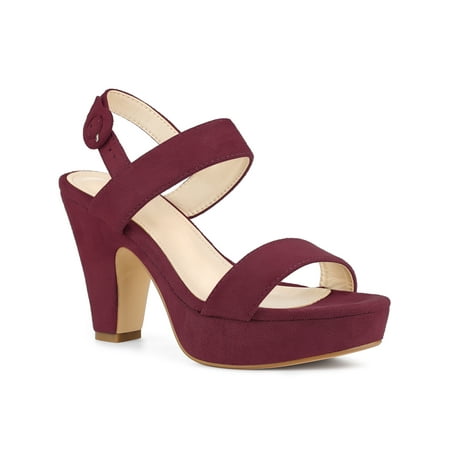 

Perphy Women s Platform Slingback Block Heel Sandals
