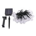 thumbnail image 5 of Linterna de vacaciones impermeable para exteriores, luces led de energía solar para decoración de jardín, cadena de luces de bola de cristal con burbujas, 5 of 5