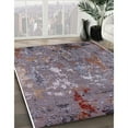 thumbnail image 2 of Ahgly Company Indoor Rectangle Mid-Century Modern Purple Oriental Area Rugs, 8' x 12', 2 of 6