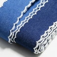 thumbnail image 3 of S SERENABLE 4x2 Yards Denim Jean Ribbon for DIY Hair Bow Decoration Navy 25mm 4 Pcs, 3 of 8