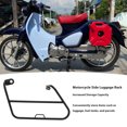 thumbnail image 3 of Luggage Rack for Super Cub C125 2019-2023, Motorcycle Side Luggage Rack, Motorcycle Trunk Luggage Rack, Increased Storage Capacity, Easy Installation, 3 of 7