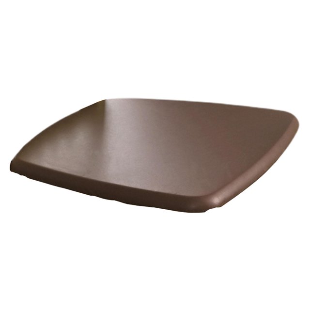 Funda de asiento de silla de cuero PU, protector de silla, funda de silla extraíble a prueba de aceite para Marron oscuro