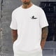 thumbnail image 2 of Camisetas de Manga Larga para Hombre Impresión de Algodón Cuello Redondo Moda Casual Camiseta de Manga Corta, Top de Verano Suave, 2 of 6