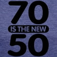 thumbnail image 3 of CafePress - 70Isthenew50 Women's Deluxe T Shirt - Womens Tri-blend T-Shirt, 3 of 4