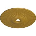 thumbnail image 3 of 36 5/8"OD x 3 5/8"ID x 2 3/8"P Galveston Ceiling Medallion (Fits Canopies up to 4 3/4"), Hand-Painted Pharaohs Gold, 3 of 6