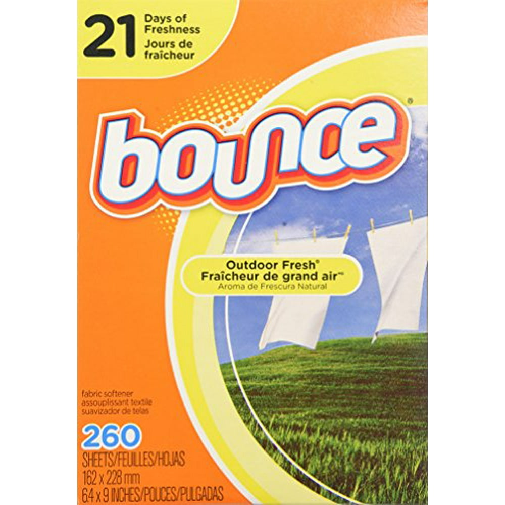 Bounce Outdoor Fresh Dryer Sheets 260 Sheets (Pack of 2) Walmart