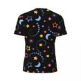 thumbnail image 6 of T Shirt For Men Moon And Stars Gym T-Shirt Summer Galaxy Print Classic Harajuku Tee Shirt For Man Gr, 6 of 7