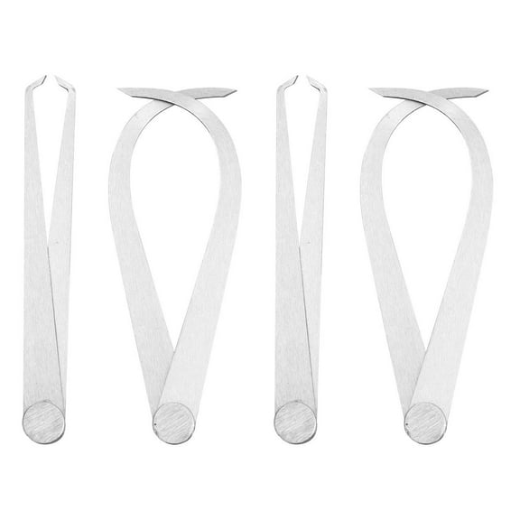 KALLORY Groove Width Measurement Caliper Stainless Steel 2Set