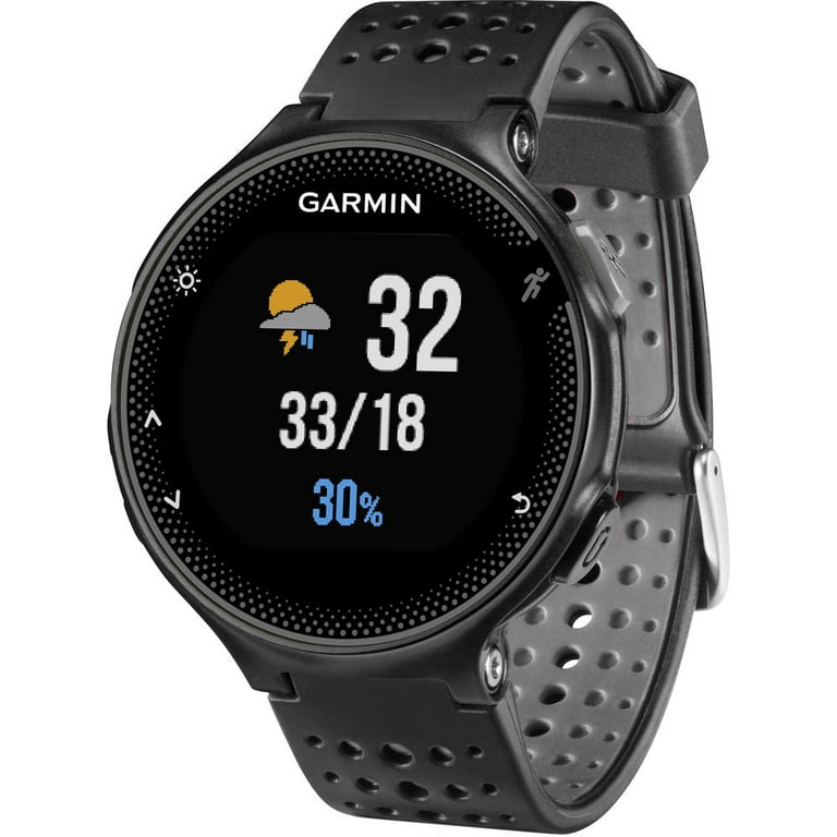 Garmin Forerunner 235 GPS Sport Watch with Wrist-Based Heart Monitor - Black/Gray (010-03717-54) with Pieces Fitness - Walmart.com