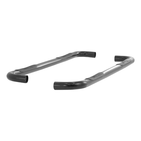 ARIES 3" Round Side Bars Fits select: 2001-2014 CHEVROLET SILVERADO, 2001-2014 GMC SIERRA