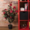 thumbnail image 4 of Planta artificial de rosas rojas Vickerman Everyday 45 con maceta, 4 of 5