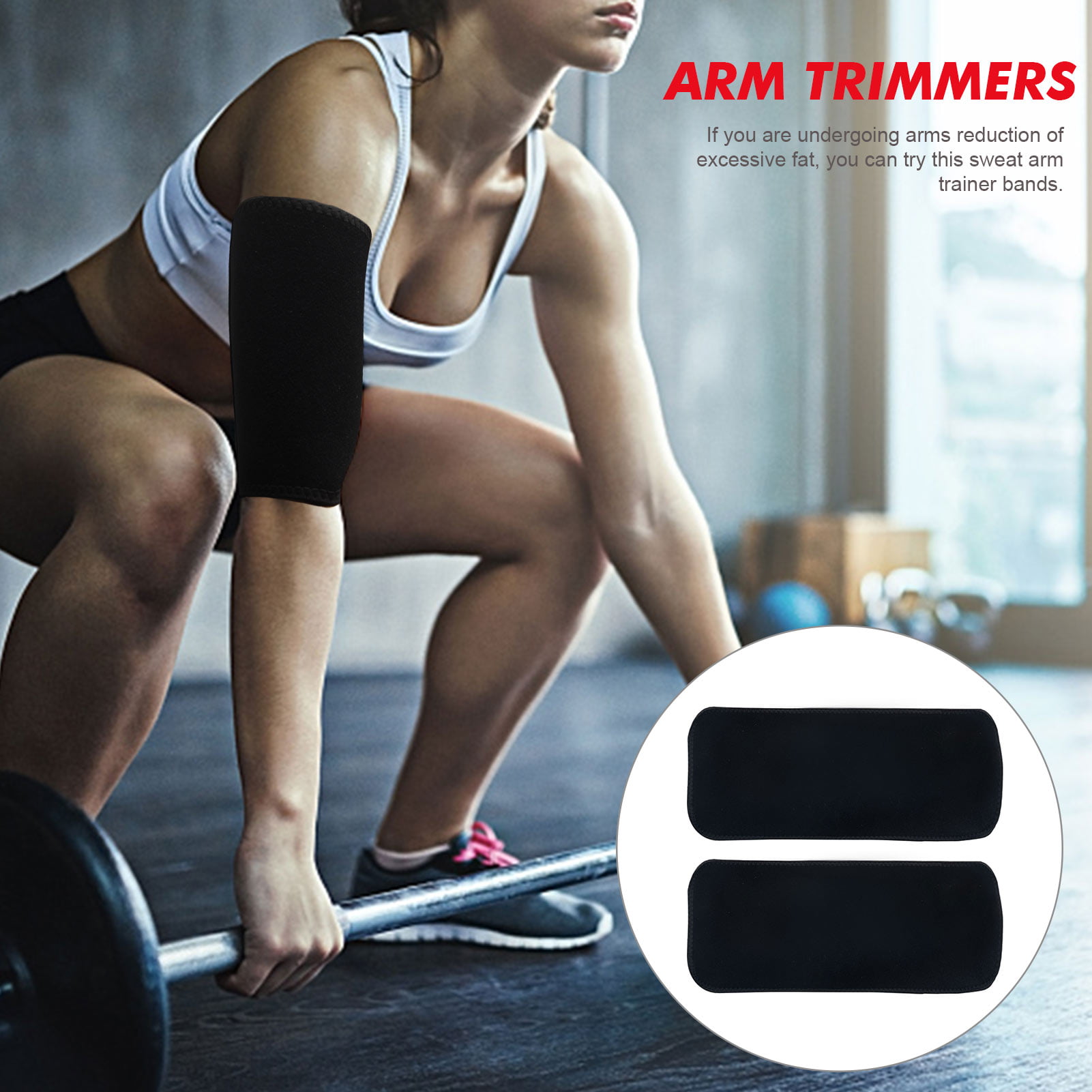 Arm Trimmers Body Exercise Wraps Fat Burner Sauna Sweat Band Slimming Shaper Gym 