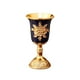 thumbnail image 1 of europea, , copa de metal, minicolección, copa de cóctel, copa en relieve, europea, para decoración del hogar Azul, 1 of 8