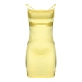 thumbnail image 6 of Summer Saving Wycnly Formal Dresses for Women Party Club Sexy Slim Backless Spaghetti Strap Mini Dresses Sleeveless V-Neck Solid 2024 Summer Short Dress Yellow m, 6 of 7