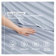 thumbnail image 3 of KriKac Queen Sheet Set - 4 Piece Bed Sheets for Queen Size Bed, Deep Pocket, Hotel Luxury, Extra Soft, Breathable and Cooling, Ice Blue Queen Size Sheets, 3 of 9