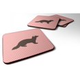 thumbnail image 1 of "Treasures Sable Marten Pink Check Decorative coasters, 3.5, Multicolor" Caroline's Treasures BB7869FC, 1 of 1