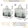thumbnail image 2 of FORMRS Womens Corduroy Tote Bag Crossbody Shoulder Handbag with Pocket, Foggy Forest, 2 of 7