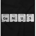 thumbnail image 2 of Genius Periodic Table Science Nerd Plus Size Crewneck Graphic Tee Shirt Brisco Brands 2X, 2 of 4
