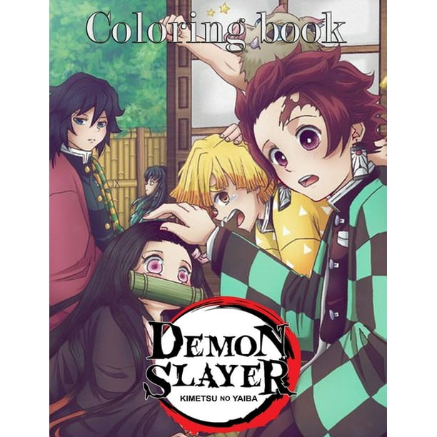 Demon Slayer Coloring Book: Perfect Anime Coloring Book for Kids, Teens, and Adults. Enjoy Life Through Self-Coloring Pictures (Paperback)