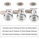 thumbnail image 5 of Code Lock Coded Drawer Cabinet Lock Zinc Alloy 3-Digit Combination Digital Mechanical Code for Cabinet, Cabinet, Drawer, Mailbox (17~23mm Wooden Cabin, 5 of 5